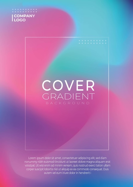 vector gradient covers dynamic background templates with modern abstract design