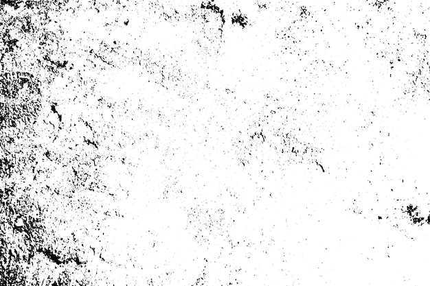 Vector grunge texture Black and white vintage old wall effect