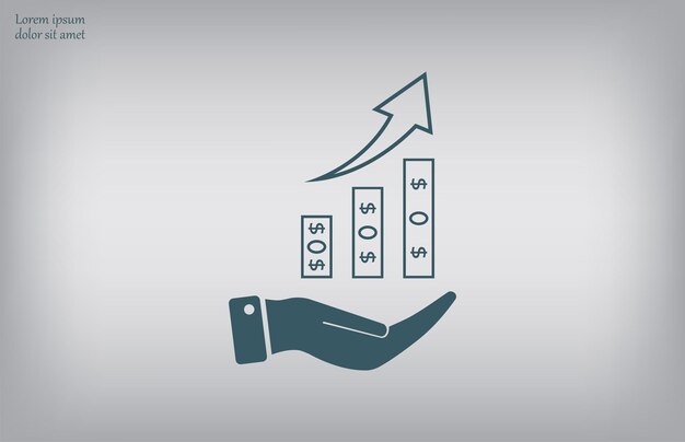 vector illustration gray background