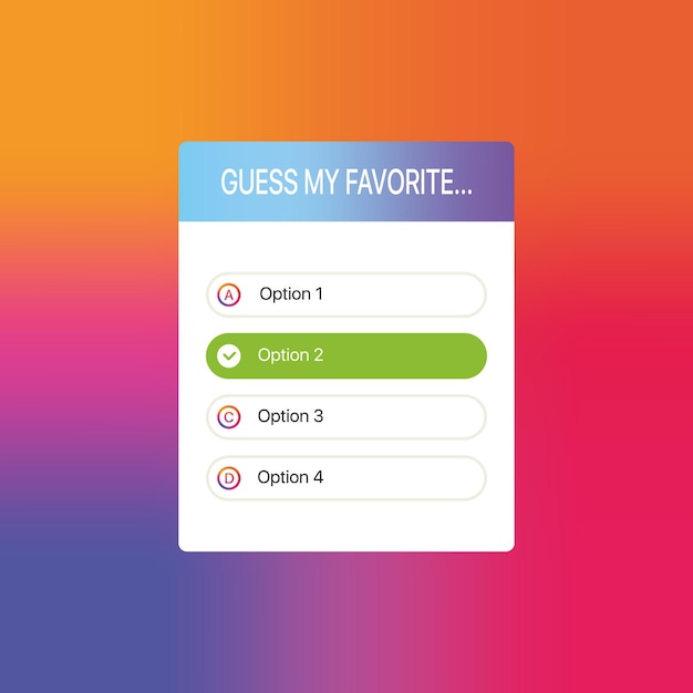 vector illustration of audience survey history guess my favourite review feedback comment beautiful gradient the button for the vote of the viewers slider for business and advertising