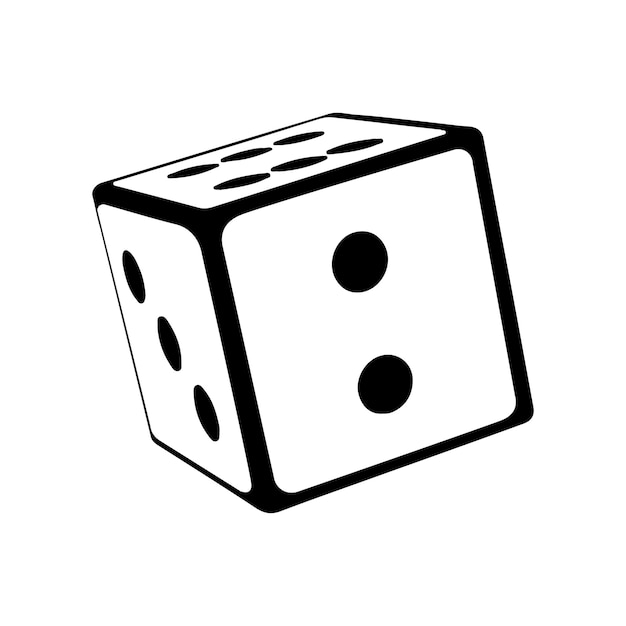 Vector illustrator of Dice