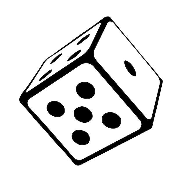 Vector illustrator of Dice