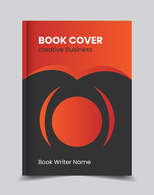 vector modern book cover and company annual report design template