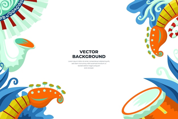 Vector Music Background 4