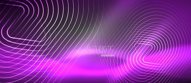 Vector neon color abstract background