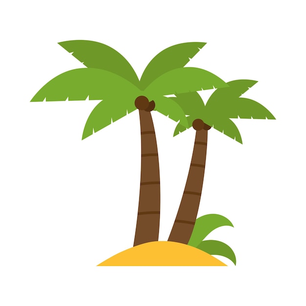 Vector Palm Group Illustration