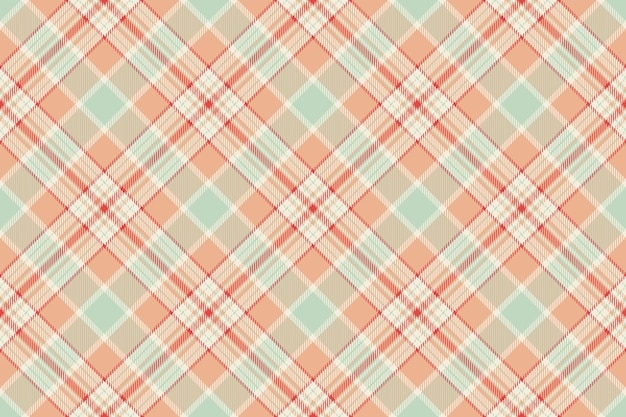 Vector plaid pattern of background tartan texture with a check textile fabric seamless