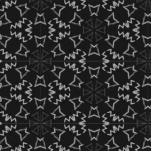 Vector seamless pattern Modern monochrome texture Repeating abstract background