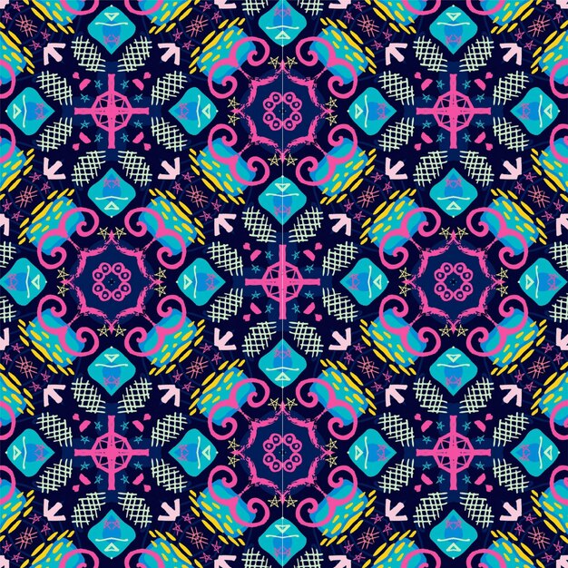 vector seamless pattern modern monochrome texture repeating abstract background