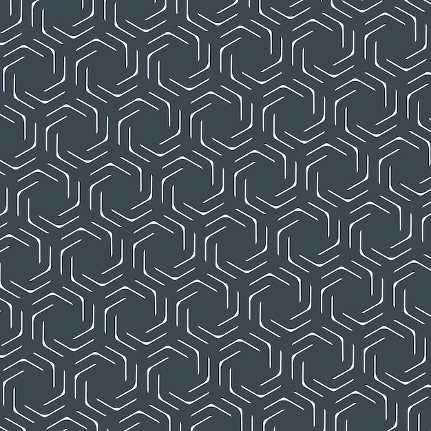 Vector seamless pattern Modern stylish texture Repeating geometric background