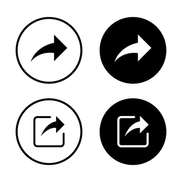 Vector Share Icon Set Share Symbol Set