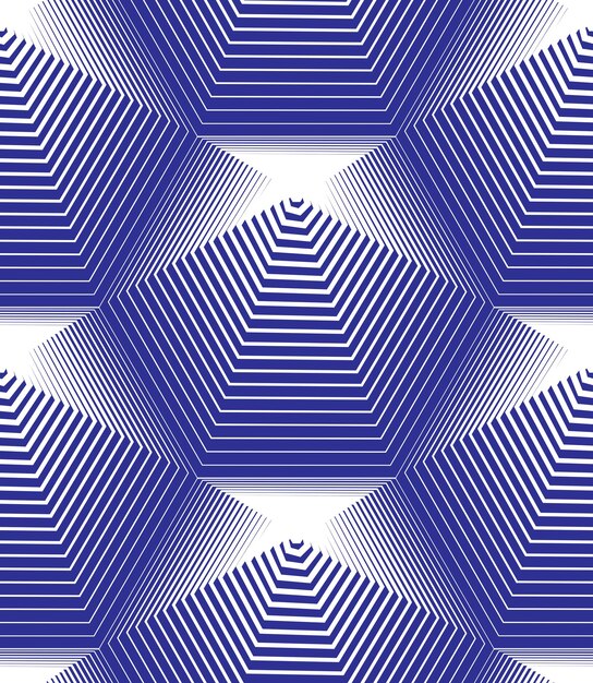 Vector stripy endless pattern, art continuous geometric background with graphic lines.