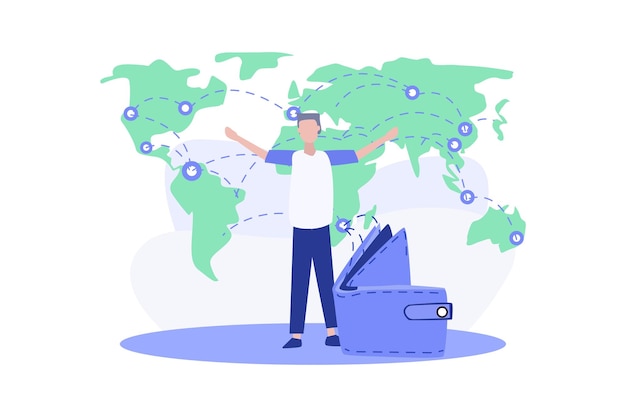 Vectors Onbroading Illustration Flat