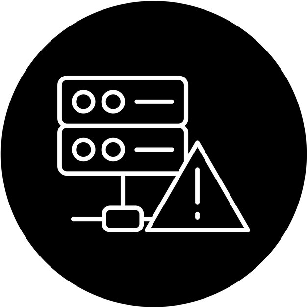 Vektor Design Database Varsel Ikonstil