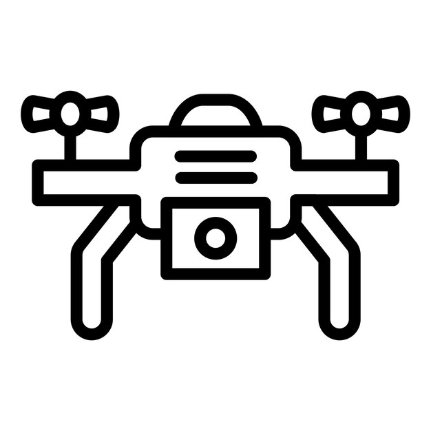 Vektor Design Drone Ikon Stil