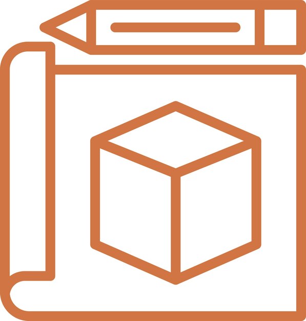Vektor Design Prototyping Ikonstil