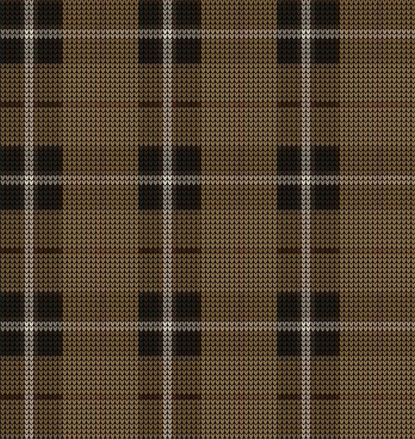 vektor sømløst strikket stripemønster