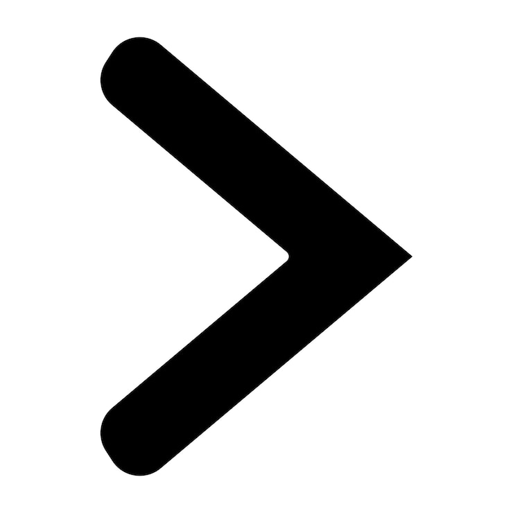 Vektordesign høyre chevron-ikonstil