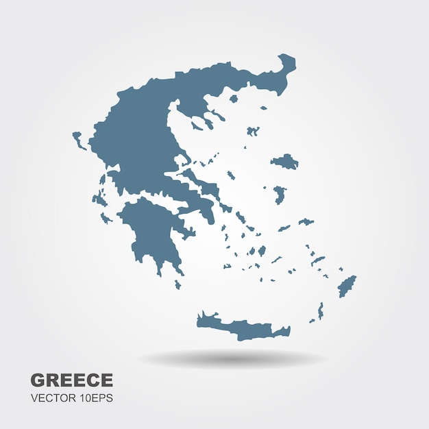 Vektorkart over Hellas
