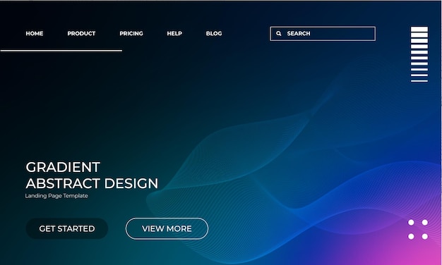 Vibrant Vector Gradient Background Wallpaper Design Template