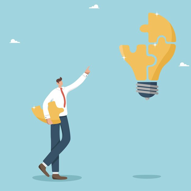 vision of future business development, brainstorming to achieve set goals, innovation to create.