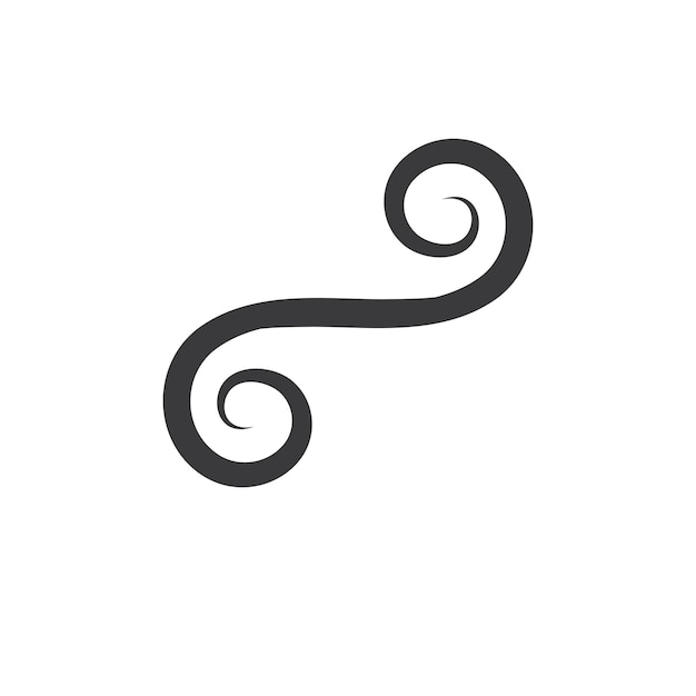 Vortex wind logo icon vector design template