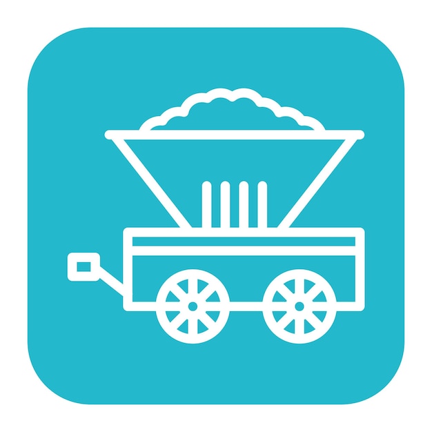 Wagon icon vector image Can be used for Mettalurgy