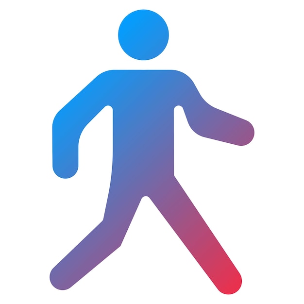 walking icon vector image can be used for physical wellbeing