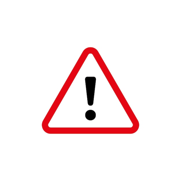 warning attention sign icon set general alert for hazards and important safety information vector symbol in a black filled and outlined style attention and precaution sign