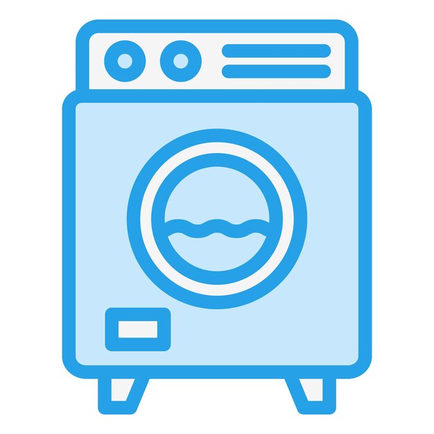 Washing machine Vector Icon Design Illustration