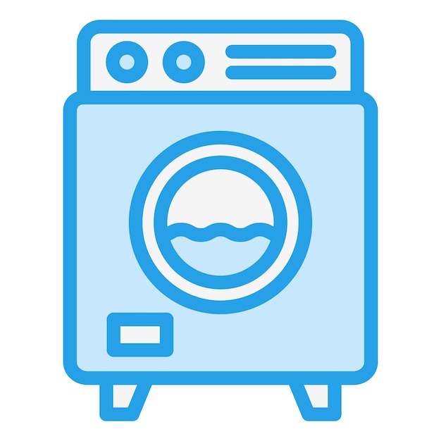 Washing Machine Vector Icon Design Illustration