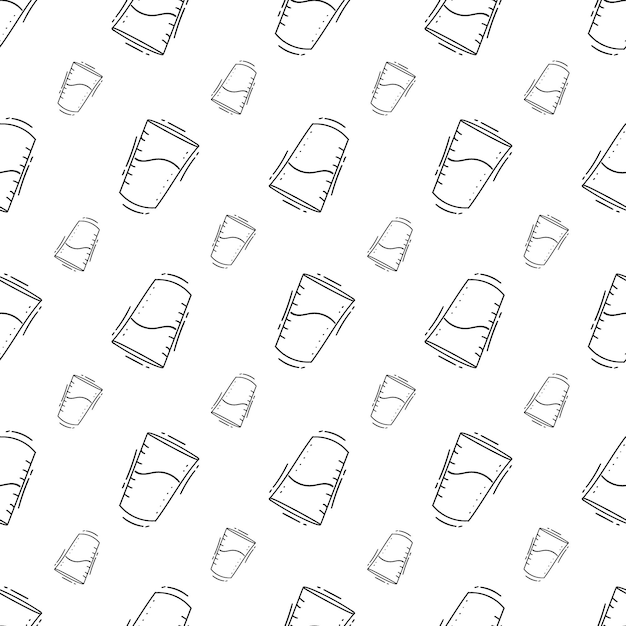 water pattern drink seamless pattern doodle beverage seamless pattern drink background