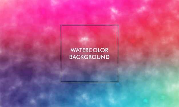 Watercolor Gradient mesh abstract blur texture background with colorful color