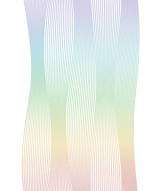 Wave Design element many parallel lines wavy form09
