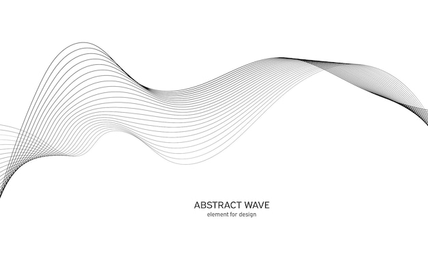 Wave element for design.
