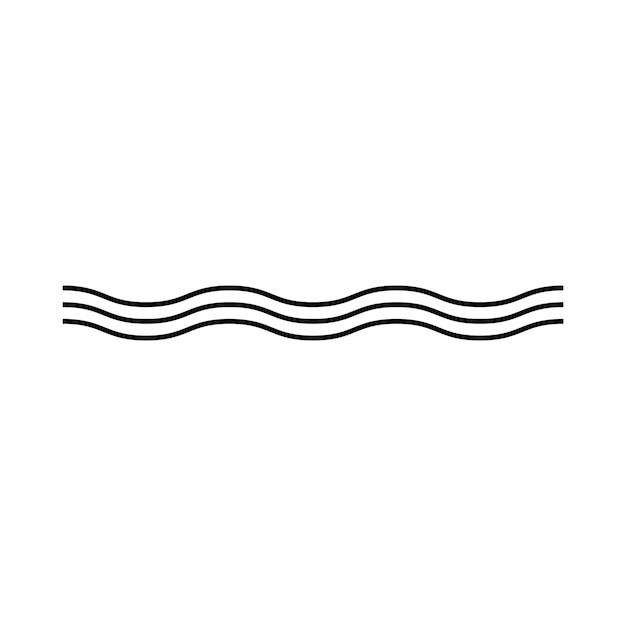 Wave line abstract zigzag curves seamless pattern texture design element illustration for background graphic