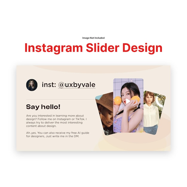 Web Instagram Slider Banner