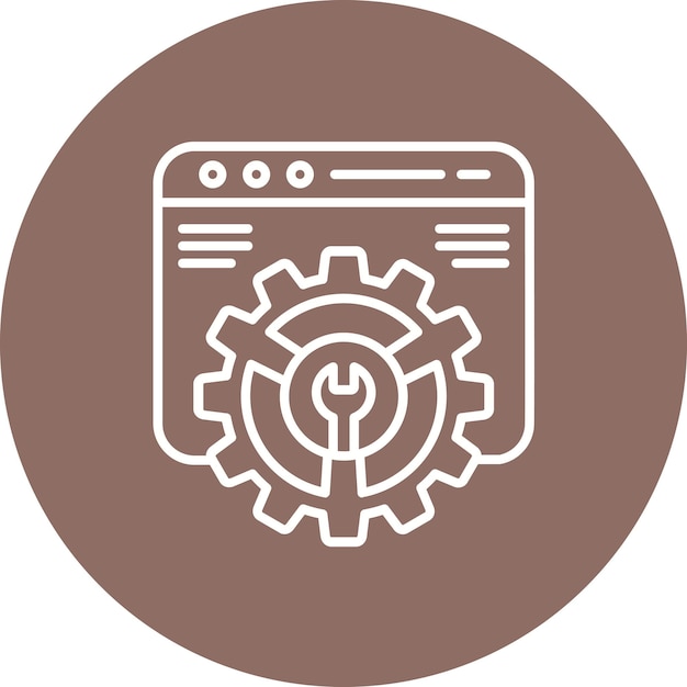web optimization icon vector image can be used for marketing