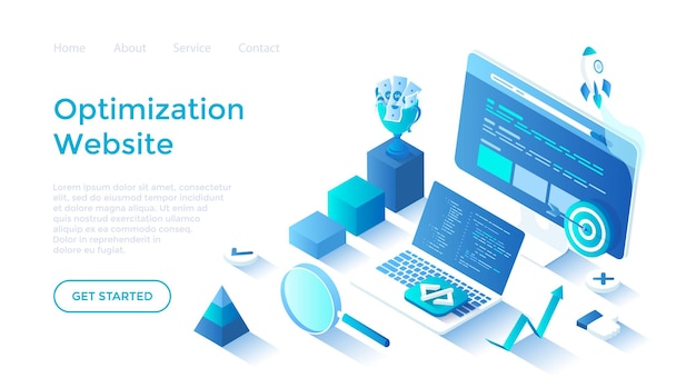 Website Optimization Search Engine Optimization SEO strategy Web analytics management and market