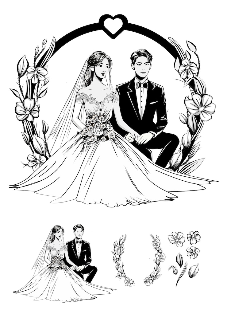 Vektor wedding_day_vector