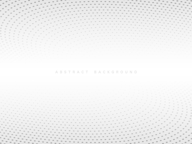 white abstract background with futuristic dots