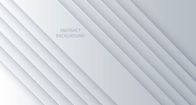 White background abstract lines. Design geometrical white texture. Abstract 3d background with white paper layers