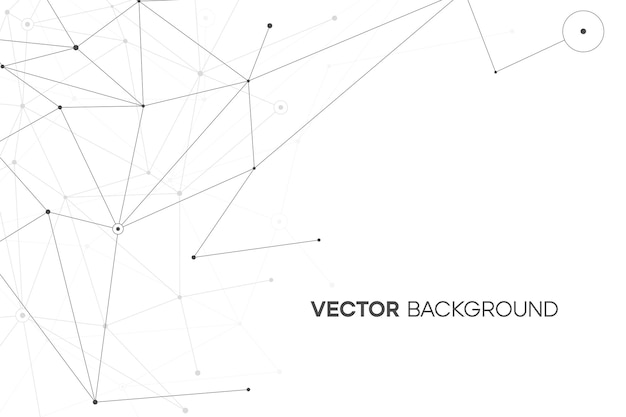 white black network background with plexus line and circle web concept illustration minimal texture