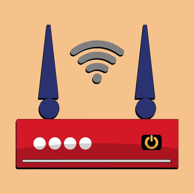 Wifi internet icon in comic style Wifi router icon cartoon vector network cartoon wireless