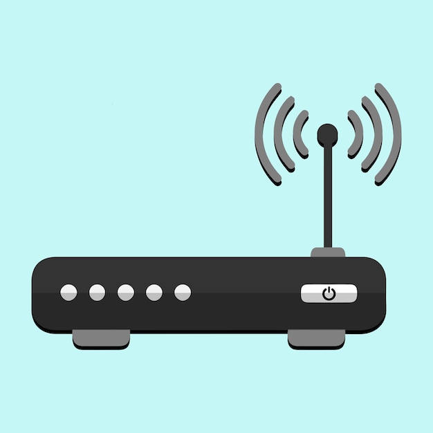 Wifi internet icon in comic style Wifi router icon cartoon vector network cartoon wireless