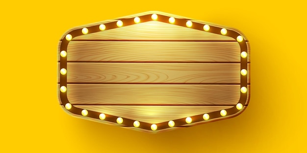 WOOD LAMP SIGN