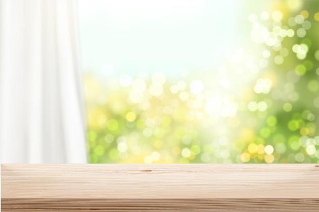 Wooden stage for product display