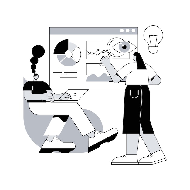 Workflow abstract concept vector illustration