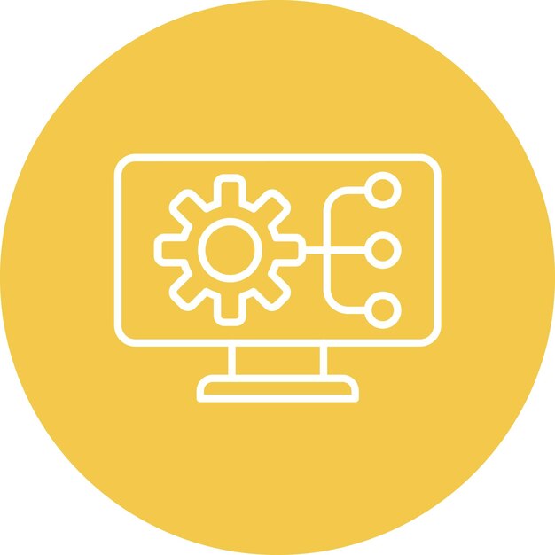 working software icon vector image can be used for agile