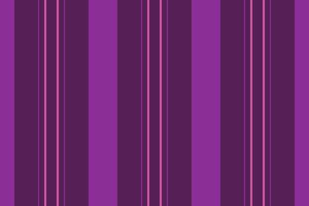 Workshop lines pattern vertical british fabric textile texture Single vector seamless background stripe in magenta and purple colors